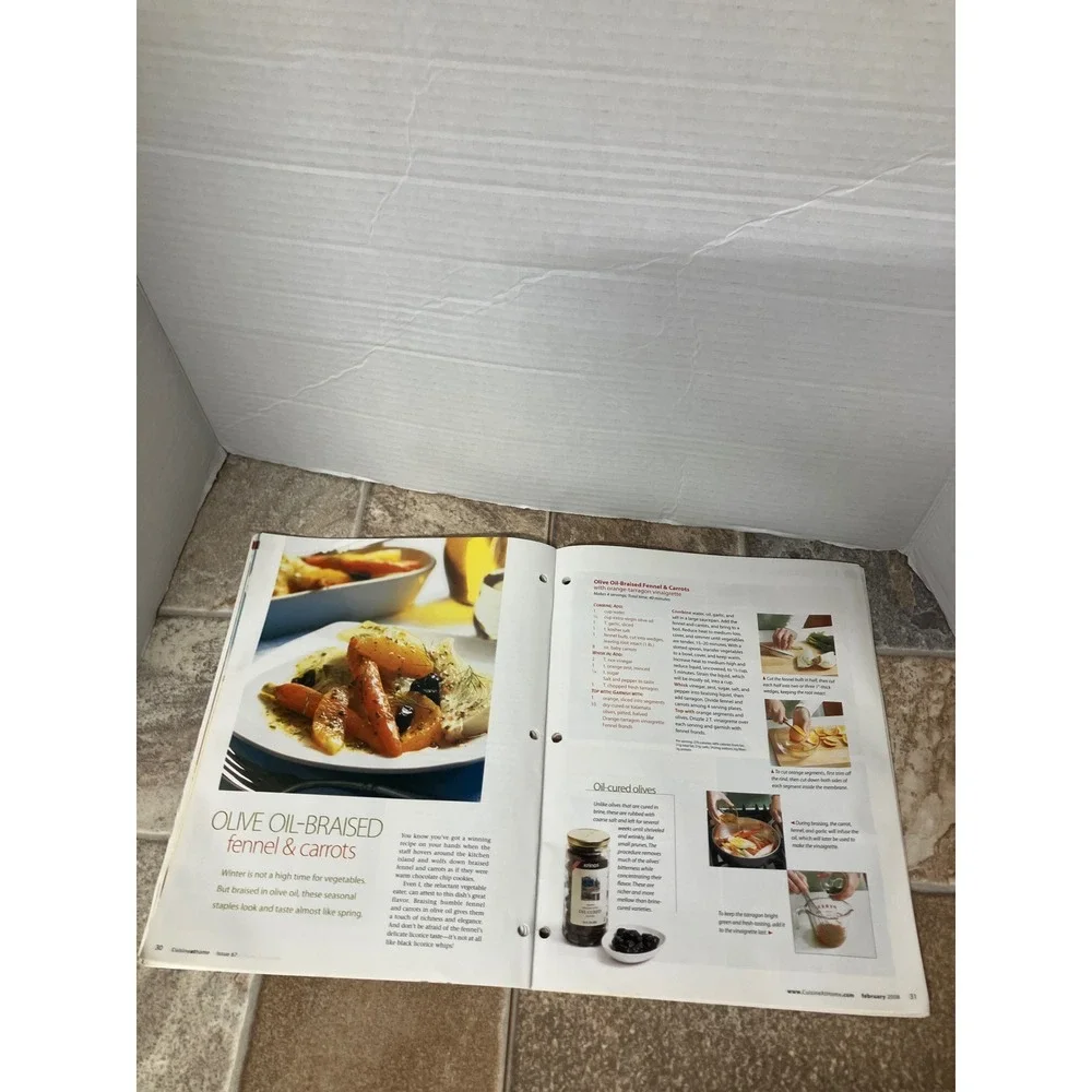 Cuisine At Home Magazine Collection Cookbook Recipe Lots February 2009